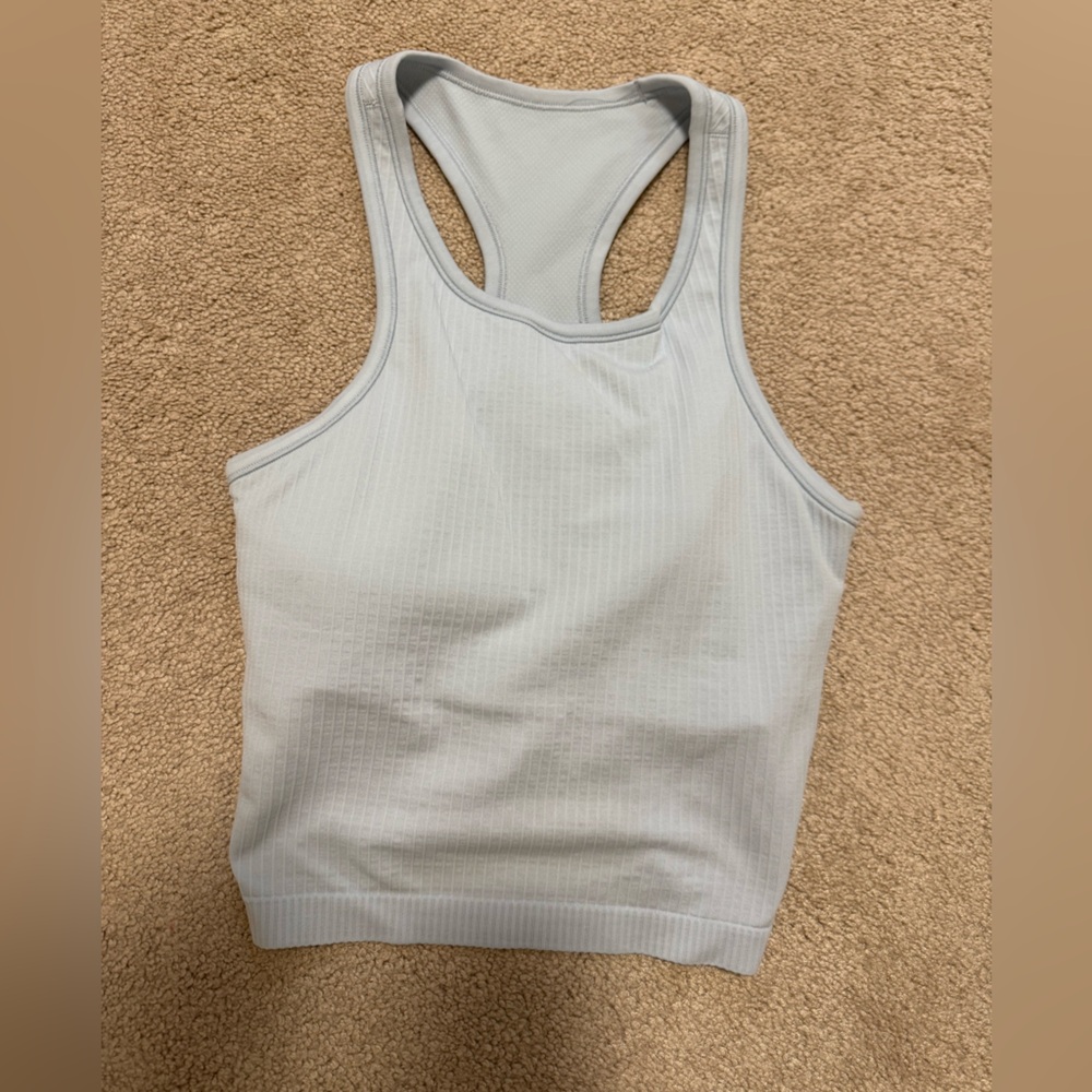 Lululemon Ebb to Street cropped tank, size 8